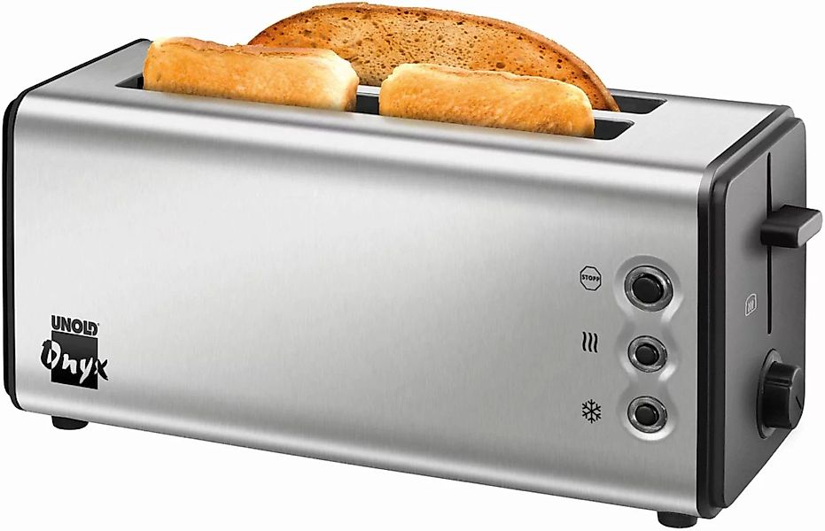 Unold Toaster »Onyx Duplex 38915«, 2 lange Schlitze, für 4 Scheiben, 1400 W günstig online kaufen