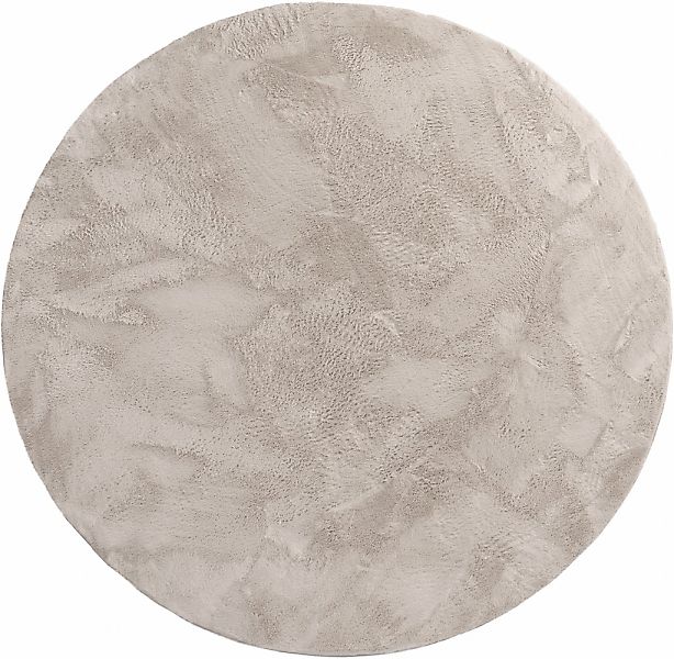 Paco Home Fellteppich "Kunstfell Soft 380" rund 14 mm Höhe Langflor, Kusche günstig online kaufen