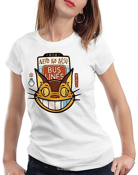 style3 T-Shirt Katzenbuslinie anime ghibli mein nachbar tonari totoro günstig online kaufen