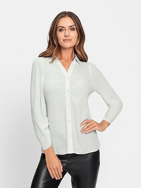 heine Klassische Bluse Crêpebluse günstig online kaufen