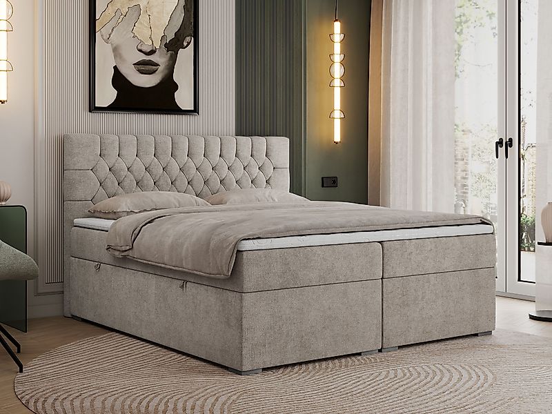 MKS MÖBEL Boxspringbett PERA (Set, Packung, günstig online kaufen