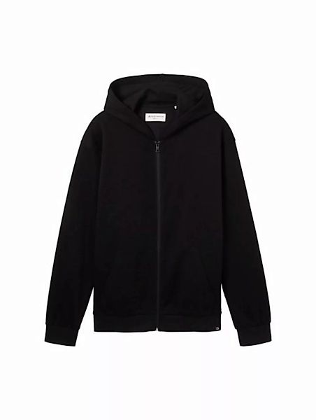 TOM TAILOR Denim Sweatshirt structured hoodie jacket günstig online kaufen