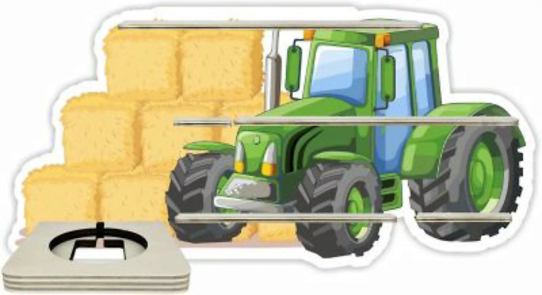 Farbklecks Collection® Regal Musikbox - Starter Set Heu Traktor - passend T günstig online kaufen