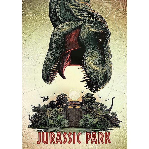Trefl GmbH Puzzle Filmposter - Jurassic günstig online kaufen