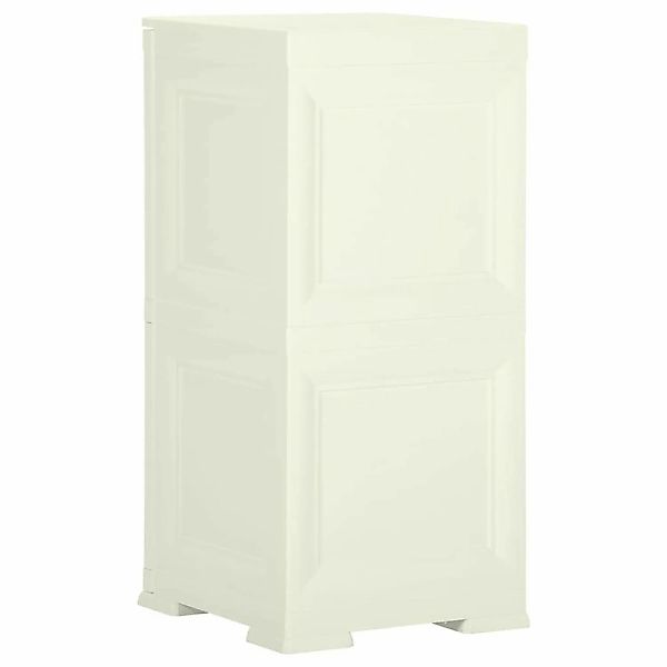 Kunststoffschrank 40x43x85,5 Cm Holzdesign Creme günstig online kaufen