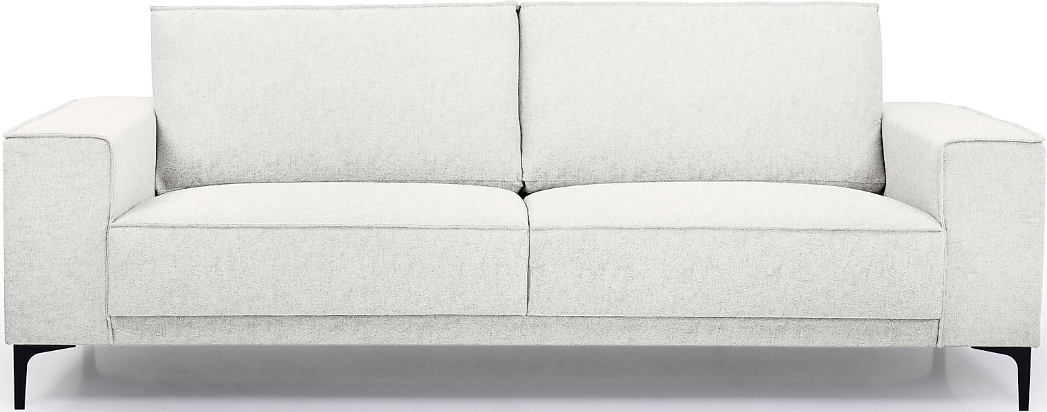 Places of Style 3-Sitzer "3er Sofa Oland, Struktur, Flachgewebe, Luxus-Micr günstig online kaufen