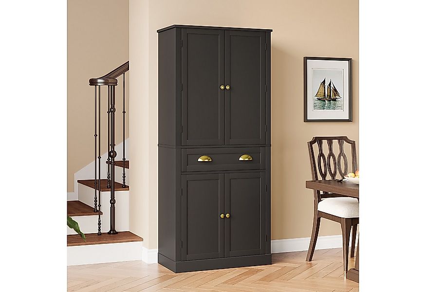 HAUSS SPOLE Sideboard 182cm Highboard Küchenschrank Beistellschrank mit ver günstig online kaufen