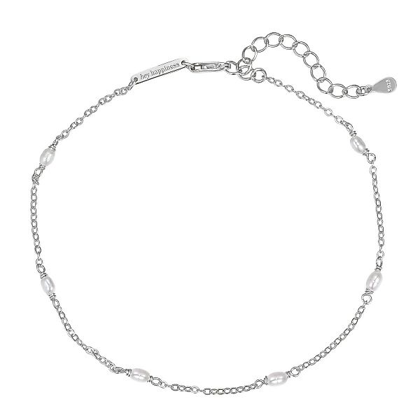 Hey Happiness Fußkette Perlen weiß, Süßwasserperlen günstig online kaufen