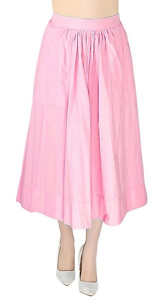 dy_mode A-Linien-Rock Damen Freizeit Rock Baumwolle Midi-Rock Faltenrock A- günstig online kaufen