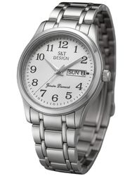 S&T Design Quarzuhr Herren Uhr Edelstahl günstig online kaufen