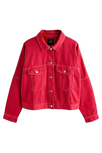 Next Jeansjacke Relaxed Fit Oversized Trucker-Jacke günstig online kaufen