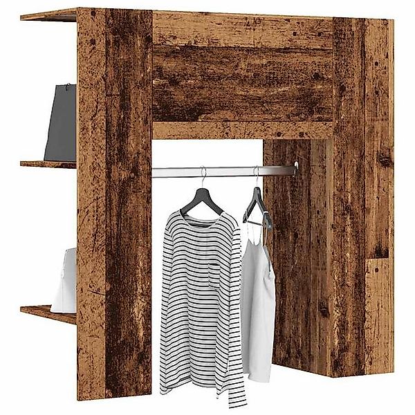 vidaXL Schrankmodule Flurschrank Altholz-Optik 97,5x37x99 cm Holzwerkstoff günstig online kaufen