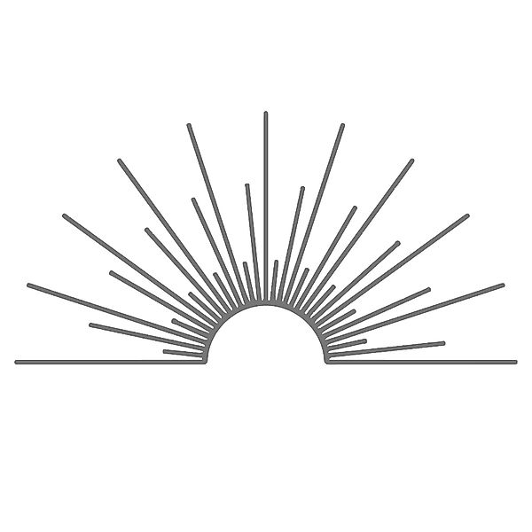 Jumpeak Wanddekoobjekt Sonne Metall Kunst Wanddekor, günstig online kaufen