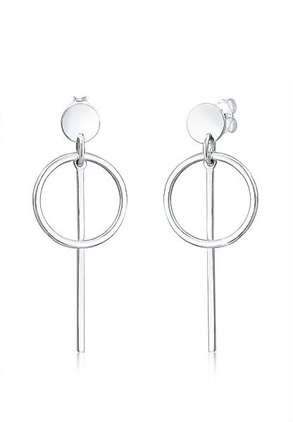 Elli Paar Ohrhänger Hänger Plättchen Kreis Basic 925 Silber günstig online kaufen