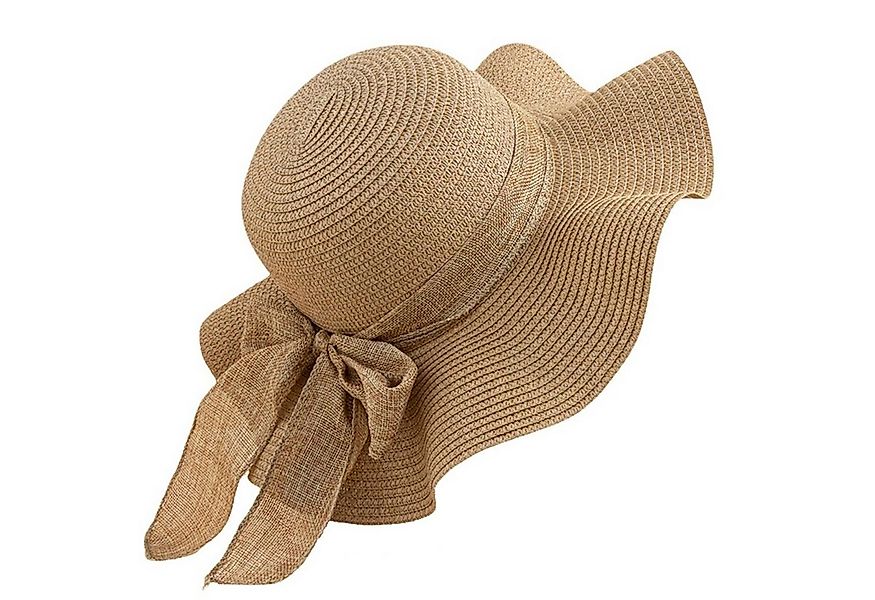 Vivi Idee Strohhut Sonnenhut Sommerhut Strandhut Straw hat, Damen faltbar, günstig online kaufen