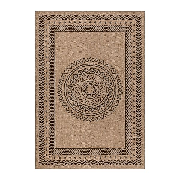 Ayyildiz Outdoor-Teppich Dhaka 8714 Schwarz 80 cm x 150 cm günstig online kaufen
