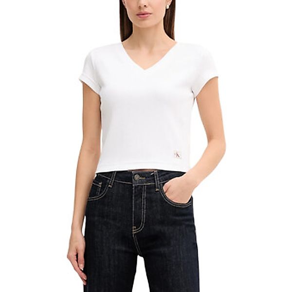 Calvin Klein Jeans  T-Shirt A- SS WOVEN LABEL RI LV047C910G günstig online kaufen