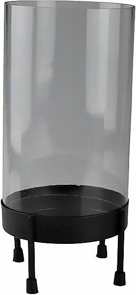 AM Design Windlicht Stumpenkerzenhalter aus Eisen und Glas günstig online kaufen