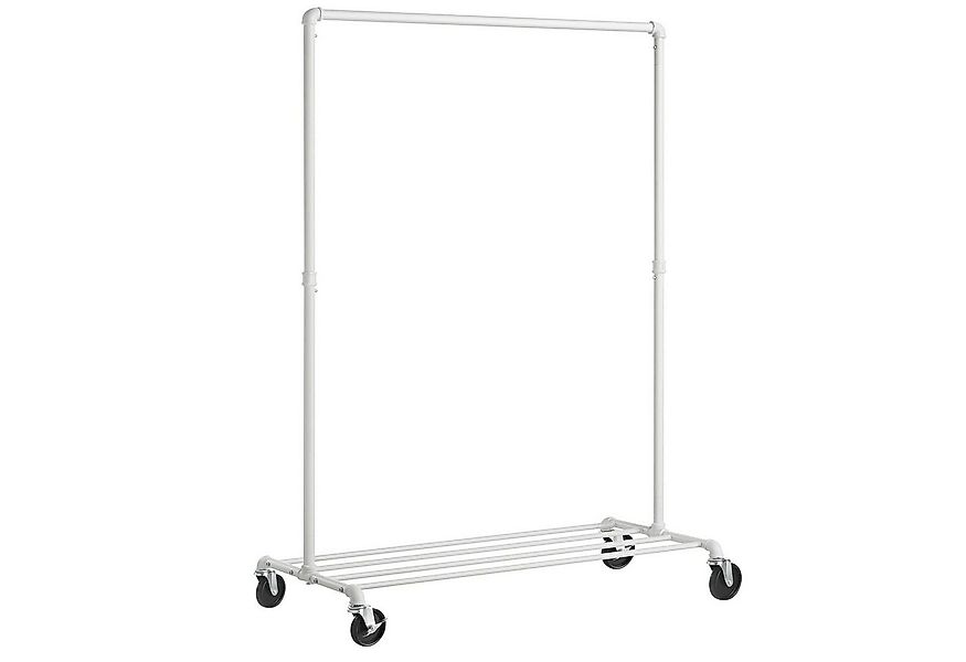 SONGMICS Kleiderständer, mit Rollen, Kleiderstange und Ablage, bis 90 kg günstig online kaufen