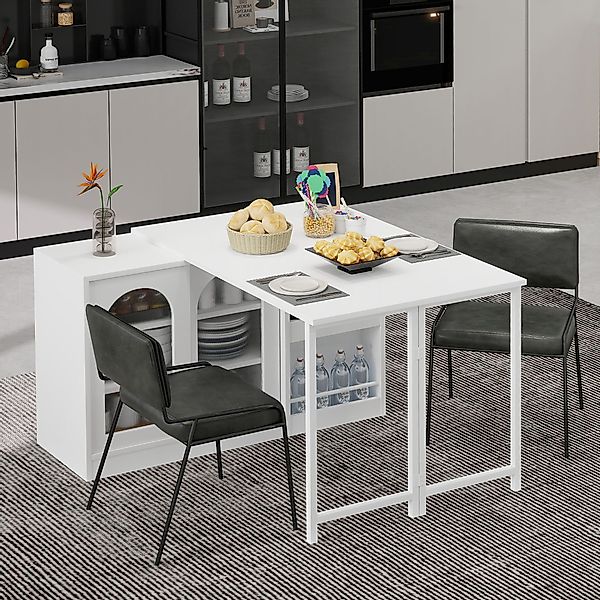 Flieks Bartisch mit Sideboard mit Glasschiebetüren günstig online kaufen