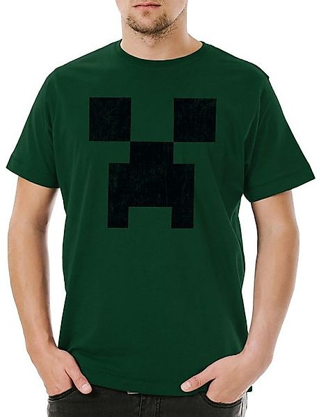 Urban Backwoods Print-Shirt Urban Backwoods Mine Pixel Creeper Herren T-Shi günstig online kaufen
