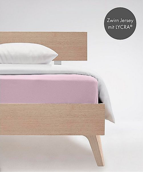 fleuresse Spannbettlaken Comfort, Jersey-Elasthan, Gummizug: rundum, (1 Stü günstig online kaufen