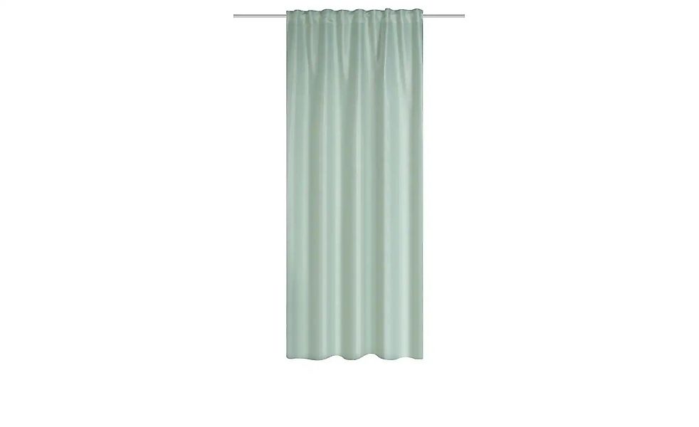 HOMEbasics Verdunklungsschal   ¦ grün ¦ Maße (cm): B: 135 H: 225 Gardinen & günstig online kaufen