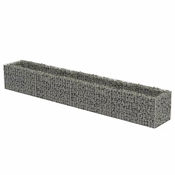 vidaXL Gabionen-Hochbeet Stahl 360x50x50 cm 595138 günstig online kaufen