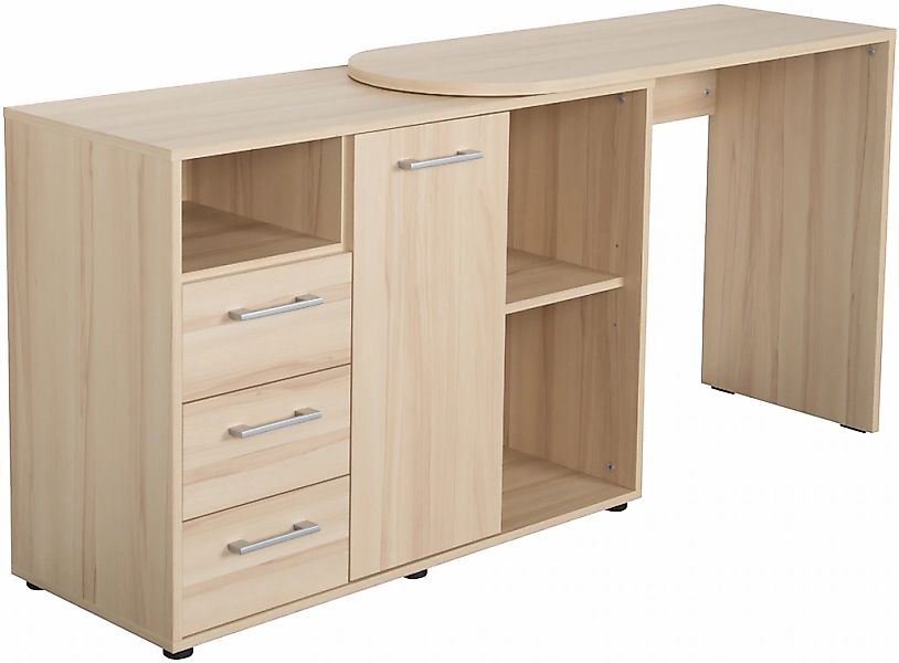 VOGL Möbelfabrik Schreibtisch "1246 mit schwenkbarer Tischplatte" platzspar günstig online kaufen