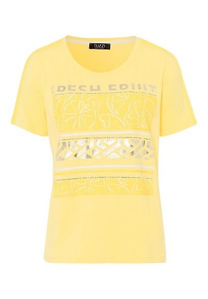 TUZZI Kurzarmshirt mit Metallic-Print günstig online kaufen