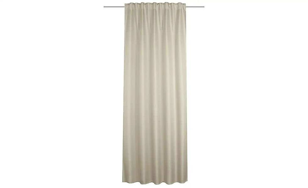 HOMEbasics Verdunklungsschal   ¦ beige ¦ Maße (cm): B: 135 H: 245 Gardinen günstig online kaufen