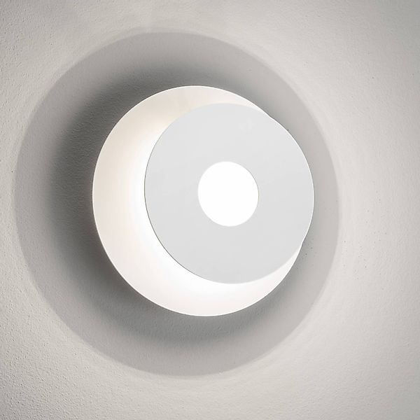 LED-Wandleuchte Hennes, Ø 18cm, weiß günstig online kaufen
