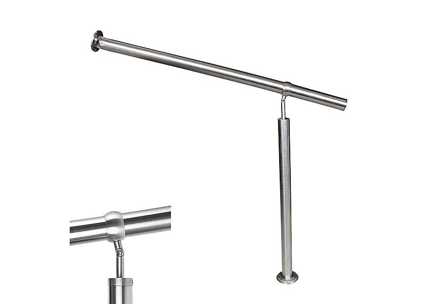 FIVMEN Treppengeländer Edelstahl Geländer Eingangsgeländer 80/100/120/150/1 günstig online kaufen
