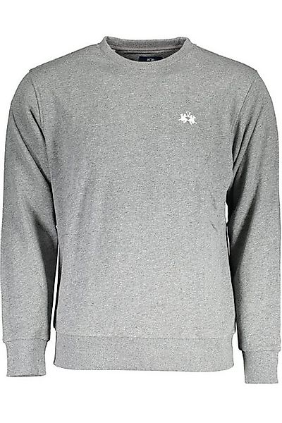 La Martina Sweatshirt Graues Herren-Sweatshirt: Stilvoll & Sportlich mit günstig online kaufen