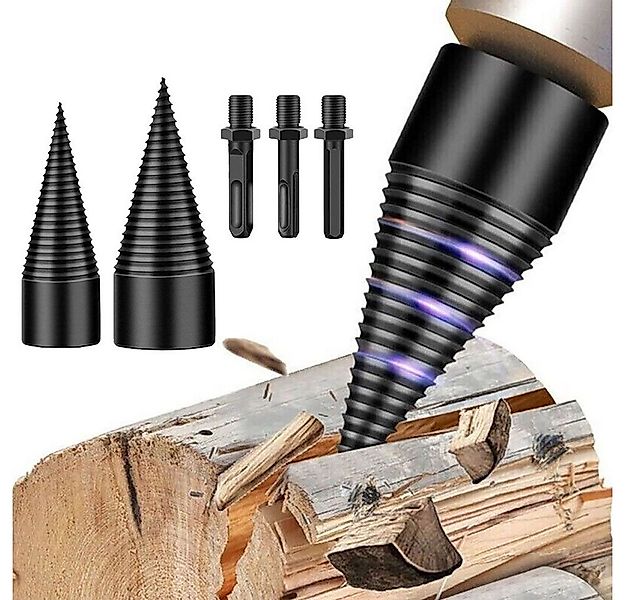 PRIISF Elektroholzspalter Holzspalter Bohrer Brennholzbohrer Schraube Kegel günstig online kaufen