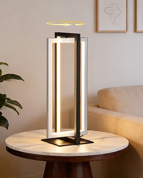 EDISHINE LED Nachttischlampe Touch Dimmbar, LED fest integriert, Tischlampe günstig online kaufen