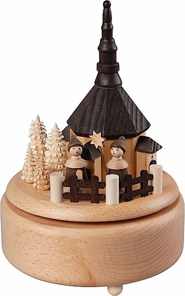 SAICO Original Spieluhr "Seiffener Kirche und Kurrende" HxØ: 20x14 cm günstig online kaufen