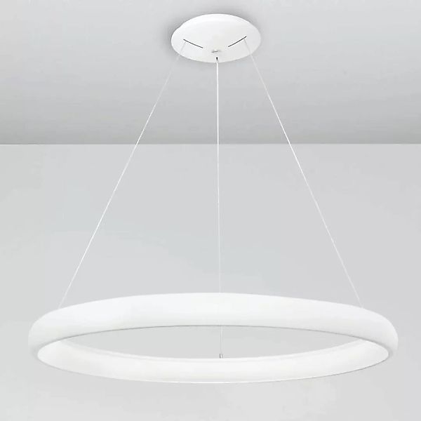 LED Pendelleuchte Albi in Weiß 80W 4000lm günstig online kaufen
