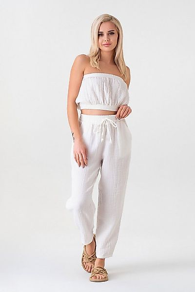 WENOR Schlupfhose Musselin Sommerhose, 100 % Baumwolle, elastischer Bund, K günstig online kaufen