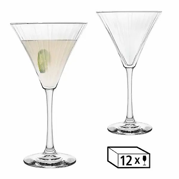 LIBBEY Martiniglas »Libbey Trinkglas, 12er Set -LINEAR-« 281 ml, hochwertig günstig online kaufen