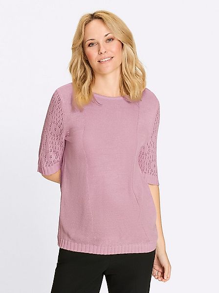 Sieh an! Strickpullover Kurzarm-Pullover Kurzarm günstig online kaufen