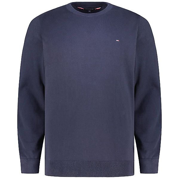 Tommy Hilfiger Feinstrickpullover aus Baumwolle Farbe marine Größe: 5XL günstig online kaufen