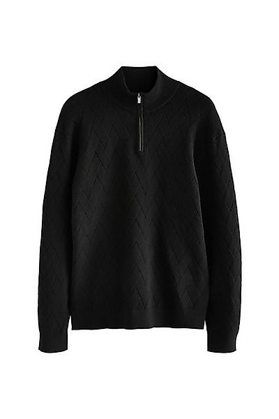 Next Polokragenpullover Langärmeliger Polopullover mit Strukturstrick (1-tl günstig online kaufen