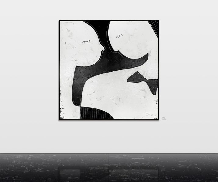 YS-Art Gemälde Anziehung II, Menschen, Menschen günstig online kaufen