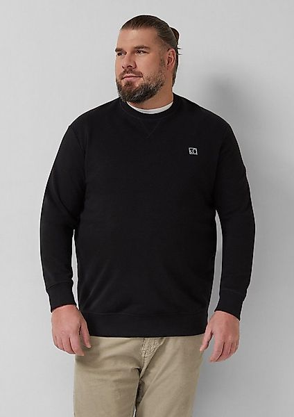 s.Oliver Sweatshirt Sweatshirt Weiches Sweatshirt aus Baumwollmix mit Crew günstig online kaufen