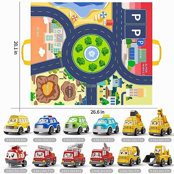 TEMI Spielzeug-Auto Auto Spielzeug Fahrzeugspielset mit günstig online kaufen