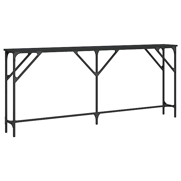 vidaXL Beistelltisch Konsolentisch Schwarz 180x23x75 cm Holzwerkstoff (1-St günstig online kaufen