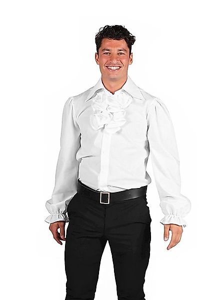 thetru T-Shirt Rüschenhemd mit Jabot weiß günstig online kaufen