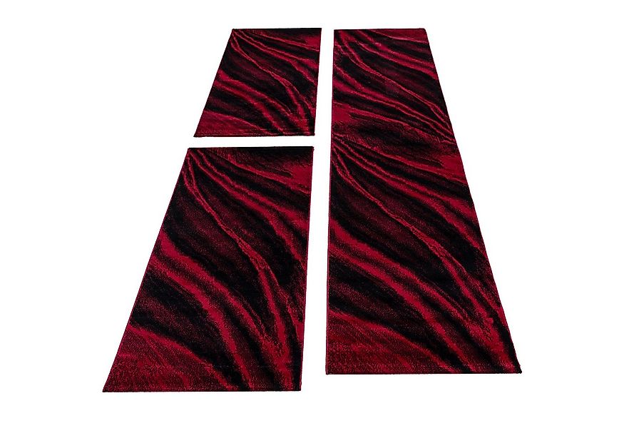 Carpettex Kurzflor-Bettumrandung Abstrakt Wellen Design, Höhe 12 mm, (Bett- günstig online kaufen