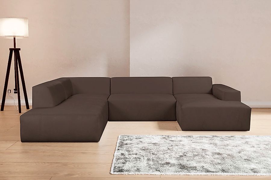 WERK2 Wohnlandschaft "Zeus-U, viel Platz, Breite 330 cm, modern und zeitlos günstig online kaufen